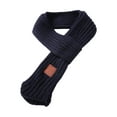 thumbnail image 1 of FOCUSNORM Kids Knitted Scarf Letter Patterns Neckerchief Neck Warmer Shawl, 1 of 7