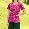 thumbnail image 3 of NAMTYQX Breast Cancer Awareness Shirts Short Sleeve Shirts for Women Multicolor Size L, 3 of 4