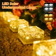thumbnail image 1 of Hands DIY 4 Pzas Cubo de Hielo Lights Luz de Ladrillo Solar LED para Exteriores Encendido/apagado Automático Lámpara de Cubo Cuadrado Solar IP68 Luz Enterrada Impermeable para Escaleras de Patio Camino de Jardín, 1 of 11