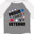 thumbnail image 4 of Inktastic Proud Child of a Veteran Veterans Day Boys or Girls Long Sleeve Baby Bodysuit, 4 of 5