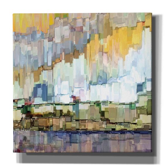 Epic Graffiti 'Glacier Bay I' by James Burghardt, Canvas Wall Art, 12"x12"