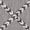 Black/Ivory, variant on SAFAVIEH Courtyard Percival Geometric Indoor/Outdoor Area Rug, Navy/Ivory, 5'3" x 7'7"