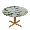 thumbnail image 3 of WYYP Round Tablecloth 100% Polyester Fiber Great for Home Kitchen/Parties/Holiday Dinner White, 3 of 8
