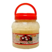 Bolle Lychee Nata De Coco Coconut Jelly Topping Boba Bubble Tea Ingredient 35 Oz.