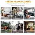thumbnail image 3 of Sofa Pillow Covers Throw Pillow Covers Living Room Yellow Linen Decorative 4Pcs, 3 of 5