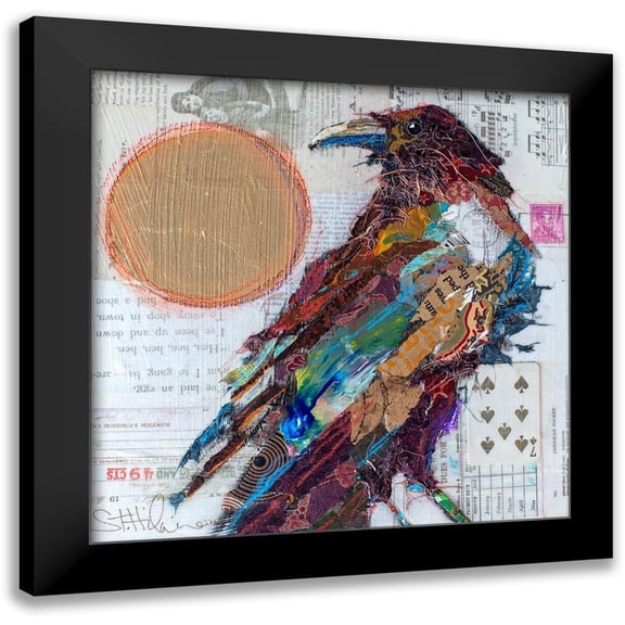 St Hilaire, Elizabeth 12x12 Black Modern Framed Museum Art Print Titled - Golden Crow