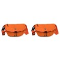 thumbnail image 1 of Riñonera para Mujer Y Hombre Con Correa Ajustable Nailon Sólido El Pecho () Naranja, 1 of 4