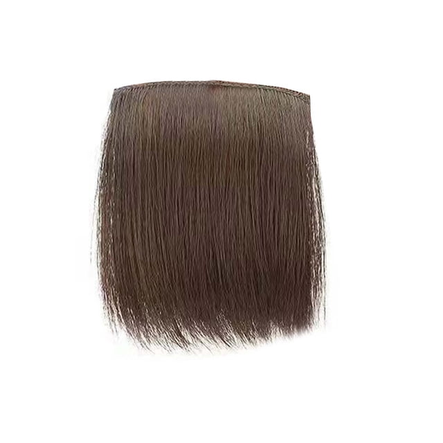 Extensiones de mechones de cabello humano real para mujer: para dar volumen en la coronilla y engrosar las raíces; integración perfecta, ajuste cómodo y seguro para todo tipo de cabello