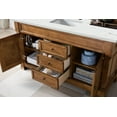 thumbnail image 5 of James Martin Vanities Brookfield 60" Single Vanity, Country Oak w/ 3 CM Ethereal Noctis Quartz Top, 5 of 7