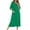 Green, variant on Zipper Robe For Women Long Sleeves Length Bathrobe Sleepwear Warm Soft Housecoat Zip Up House Dresses with Pockets