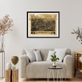 thumbnail image 4 of Historic Framed Print, CT South Manchester 1880 MAP, 17-7/8" x 21-7/8", 4 of 9