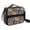 Basketball and Star, variant on Basketball and Star Gray Pattern Insulated Lunch Bag with Shoulder Strap and Bottle Holder,Bento School Lunch Bag Box,11x9.5x3.5 Inches