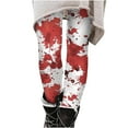 thumbnail image 4 of QATAINLAV Women Halloween Costumes, Legging for Women Tummy Control Butt Lift High Waist Running Pants Fashion Graphic Prints Fitness Skinny Trousers Red S, 4 of 7