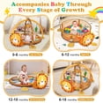 thumbnail image 5 of Babyeap 3-in-1 Baby Gym and Play Mat, Baby Activity with Ocean Ball Sensory Toys Gifts, 0-36 Months, 5 of 9
