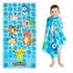 thumbnail image 1 of Toalla de playa Franco Kids Pokemon 148 cm x 71 cm, 100% algodón, 1 of 6