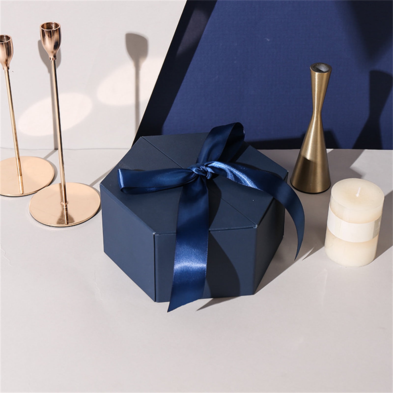 Ganfancp Caja de Regalo Hexagonal Caja Vacía Caja de Embalaje de
