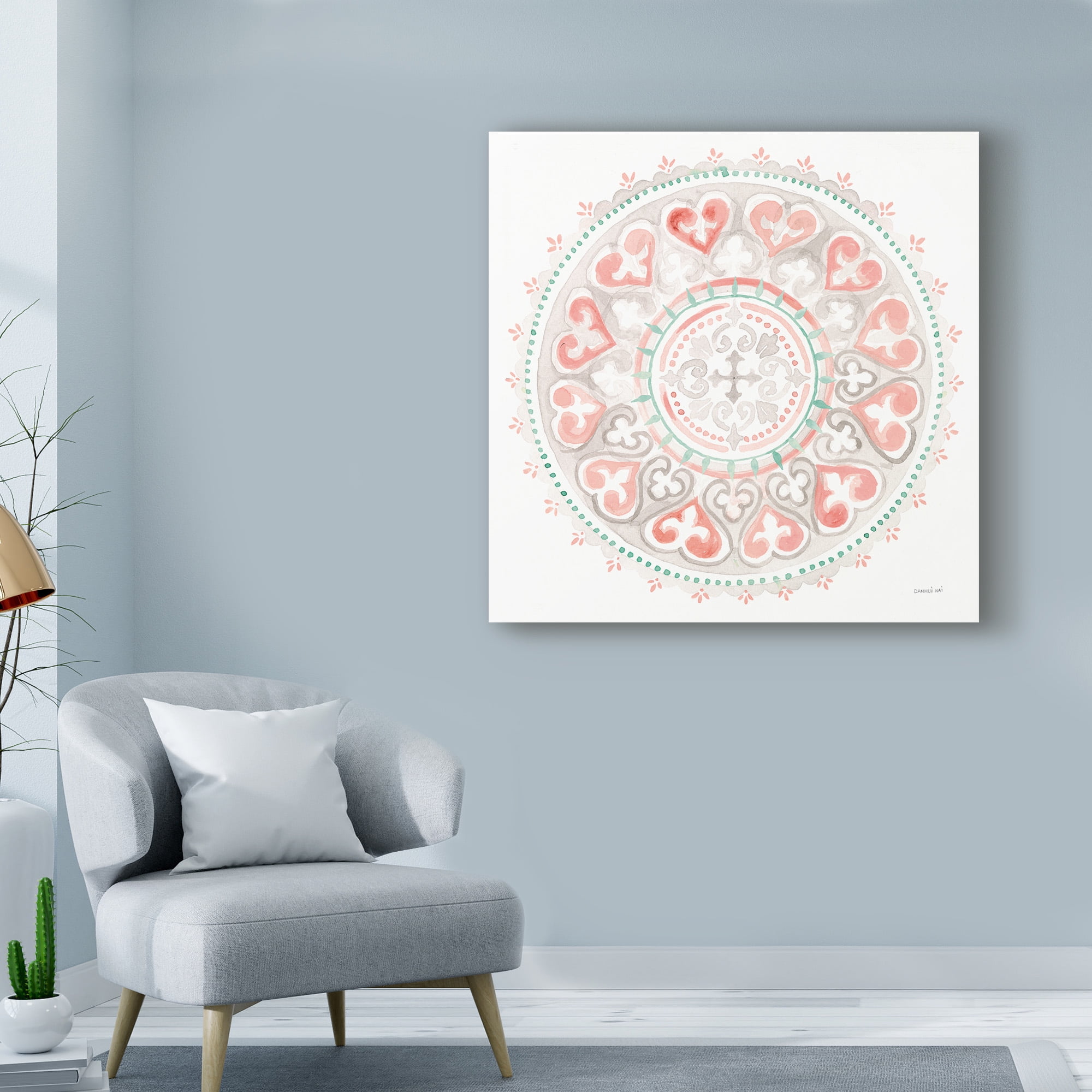 Trademark Fine Art 'Mandala Delight III' Canvas Art by Danhui Nai