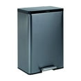 thumbnail image 1 of Rubbermaid Poubelle en Acier Inoxydable 12 Gallons Step, Charbon, 1 of 4