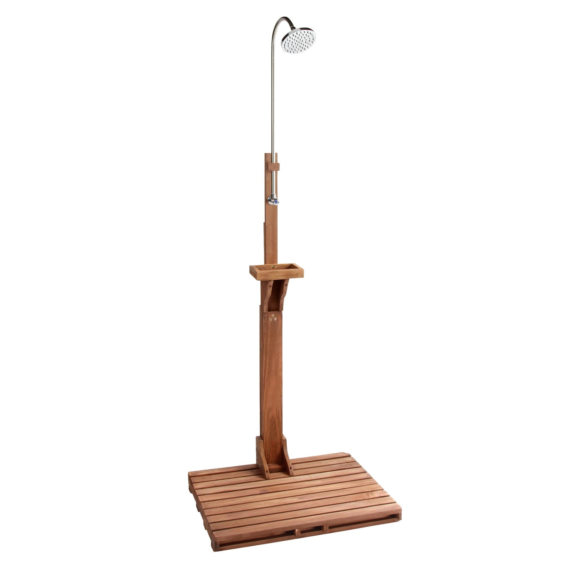 Eucalyptus Wood Outdoor Shower