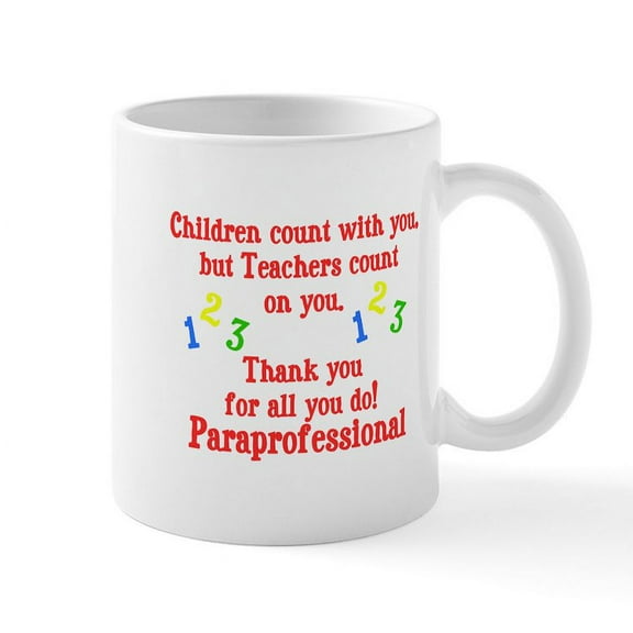 CafePress - Paraprofessional Mug - 11 oz Ceramic Mug - Novelty Coffee Tea Cup