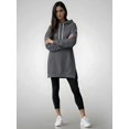 thumbnail image 6 of Womens Oversized Hoodies Sweatshirts Long Sleeve Pullover with Pocket Fall Winter Outfits Y2k Clothes Dark Gray S, 6 of 8