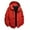 Red, variant on Aueoeo Men's Waterproof Rain Jackrt Zipper Lightweight Windproof Fleece Lined Raincoat Windbreaker with Hood L