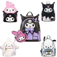 thumbnail image 2 of 5 styles Loungefly Sanrio Kuromi Hexe Hello Kitty my melody Cinnamoroll Cosplay Mini backpack, 2 of 5