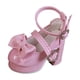 thumbnail image 3 of Zapatos de figura femenina CUTICAT mini 1/4 rosa con hebilla de corazón, 3 of 8