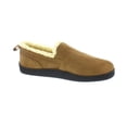 thumbnail image 4 of Gold Toe Men's Norman Memory Foam Slippers, Warm Sherpa Fleece Lined House Shoes, Casual Slip On Loafers, 4 of 8