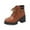 Brown, variant on Wensltd High Heel Boots for Women British Style Lace-Up Casual Comfortable Fashion Fall Winter Boots