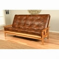 thumbnail image 2 of Kodiak Furniture Monterey Butternut Queen-size Futon with Saddle Brown Mattress, 2 of 3