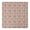 Beige Christmas Character, variant on Breast Cancer Square Fitted Tablecloth with Elastic Edge,Square Table Cover,Washable Elastic Table Cover for Home Kitchen Party Decor 34"x34"