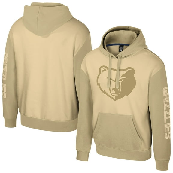 Unisex Stadium Essentials Khaki Memphis Grizzlies Rafters Burst Hoodie