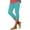 Sky Blue, variant on Womens Capri Pants Casual Cropped Pants Drawstring Hem Stretchy High Waisted Leggings Comfy Summer Cropped Yoga Pants Loungewear(Black,M)