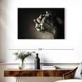 thumbnail image 3 of Elephant Stock Christian Prayer Wall Art - Horizontal Canvas Wall Art - Living Room Wall Decor - Religion And Spirituality Canvas - Gray And Black Decor - 36" x 24", 3 of 8