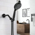 thumbnail image 2 of American Imaginations Wall Mount CUPC Approved Stainless Steel Shower Head In Black Color AI-34367, 2 of 6