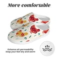 thumbnail image 6 of Easygdp Flower Chicken Slippers for Women Mens Winter Warm Home Slippers Plush Slip on House Slippers for Indoor Outdoor Shoes-46/47, 6 of 7