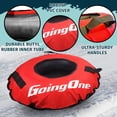 thumbnail image 3 of Going One Inflatable Snow Tube - 80 cm (32 inch) - Heavy Duty Innertube Snow Sled with Durable PVC Cover and Hand Tow Strap, for Kids, 3 of 6