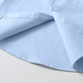 thumbnail image 6 of dmqupv Boys Long Sleeve Button Shirts Boys Long Sleeve Dress Shirts Button Uniform Shirts With Chest Pocket Light Blue,Size for 12-13 Years, 6 of 9