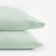 thumbnail image 3 of Juego de 2 Fundas de Almohada Súper Suaves Azul Aqua para Ropa de Cama Tamaño King de Comfort Canopy, 3 of 12