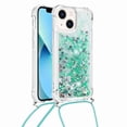 thumbnail image 3 of Funda FOXDOCK para iPhone 13 Mini con Cuerda Ajustable, Brillo Líquido, Protección Antigolpes y Lente – Ideal para Regalo, 3 of 6