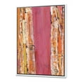 thumbnail image 1 of Composition Charmant de Rouge et Or - Toile Encadrée Moderne Mi-Siècle, 1 of 3