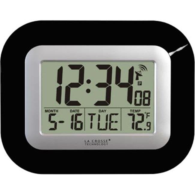 & Others Atomic Digital Wall Clock Large LCD Display IN Temperature Calendar 