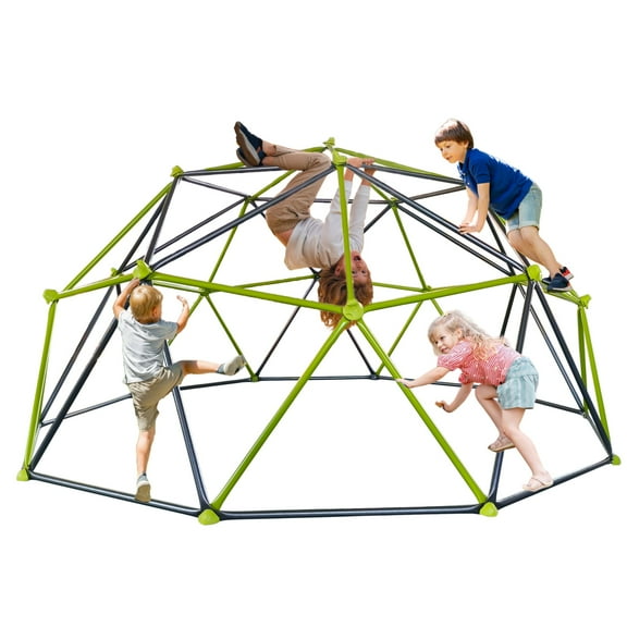 EUROCO 10FT Climbing Dome, Kids Outdoor Jungle Gym Climber for Backyard