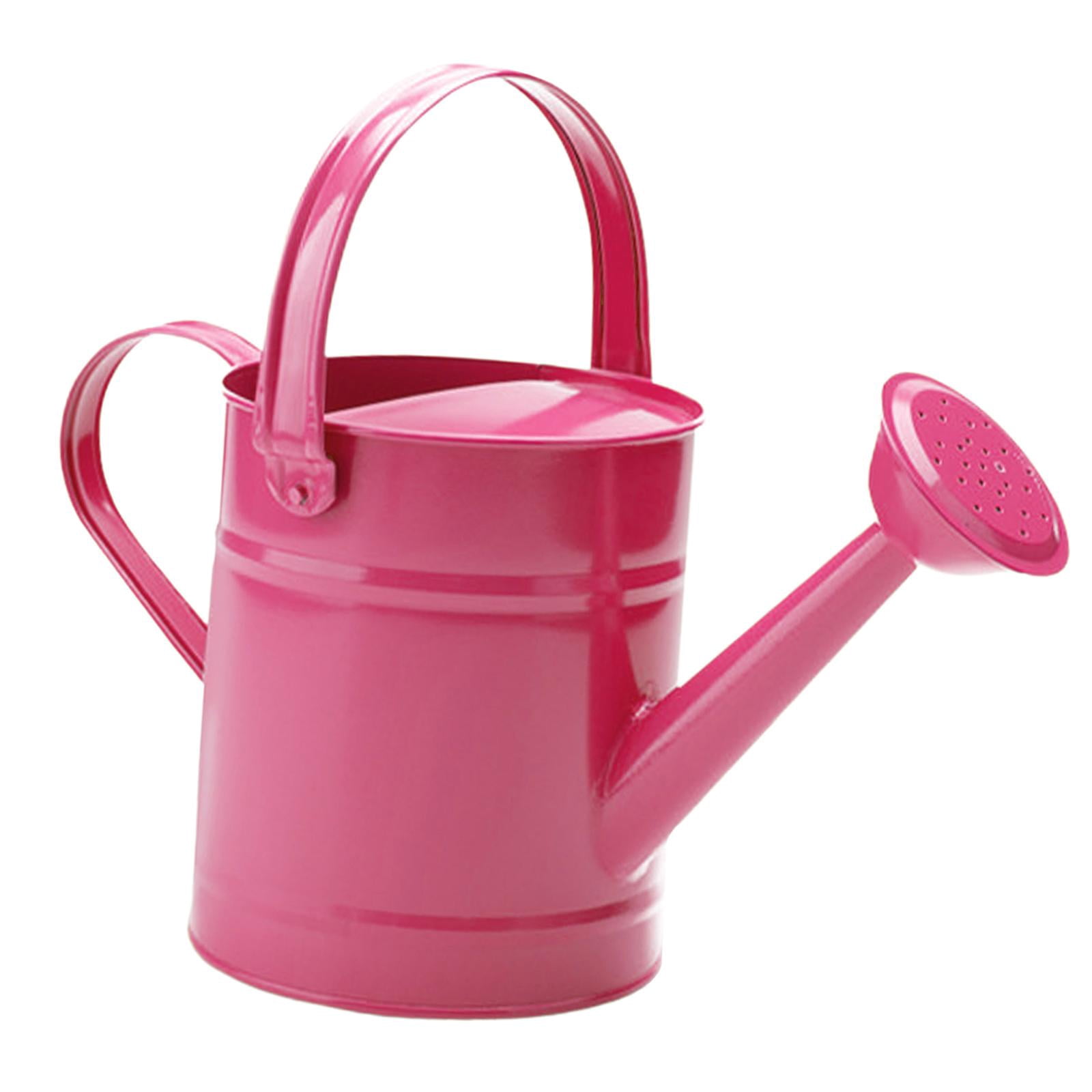 Gazechimp Garden Watering Can Flower Bed Garden Water Pot for Courtyard Lawn Farmhouse Pink