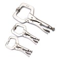 thumbnail image 1 of MAXPOWER 3-Piece Locking C-clamp Set - 11 inch and 6 inch, 1 of 9