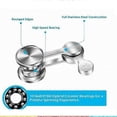 thumbnail image 1 of 304 stainless steel Chaotic pendulum Fingertip gyro Double pendulum stainless steel Edc adult decompression toy Manual rotator, 1 of 5