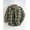 Plaid Olive, variant on Men's Plaid Shirt Jacket -Long Sleeved Quilt Lined Brushed Flannel Rugged Shirt (Plaid Olive, X-Large)