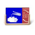 thumbnail image 1 of Corrosion Blue Square Warning Mark Desk Calendar Desktop Decoration 2023, 1 of 3