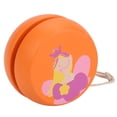 thumbnail image 3 of Juguete de bola de yoyo de madera - lindo patrón de dibujos animados para niños (princesa naranja), 3 of 10
